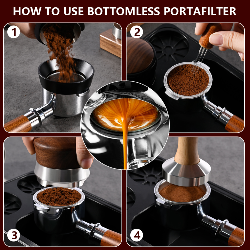51mm Coffee Bottomless Portafi - Coffee And Tea Filter reseña y precio