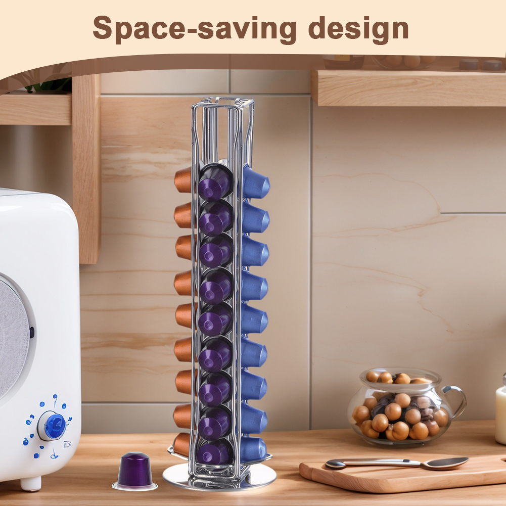 40Pcs Capsule Coffee Stand Rot - Coffee Capsule Holder reseña y precio