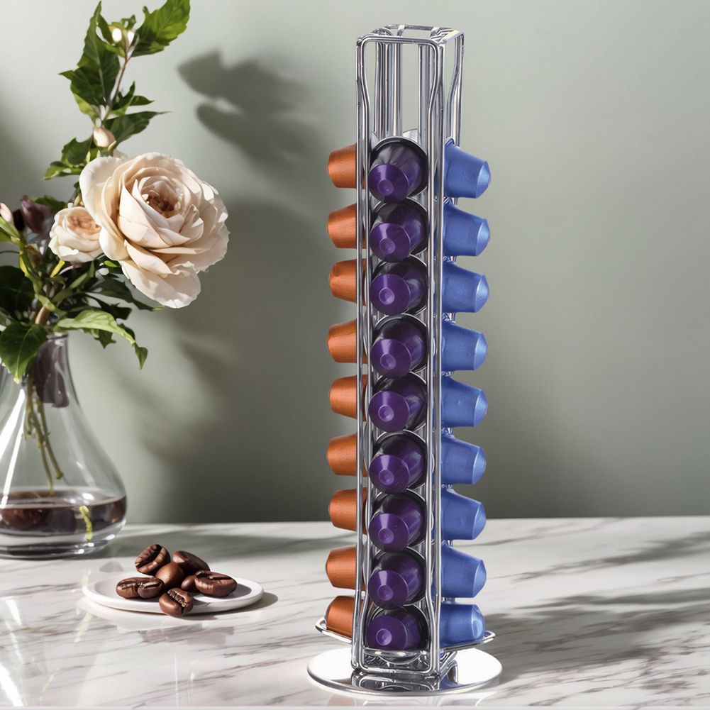40Pcs Capsule Coffee Stand Rot - Coffee Capsule Holder reseña y precio