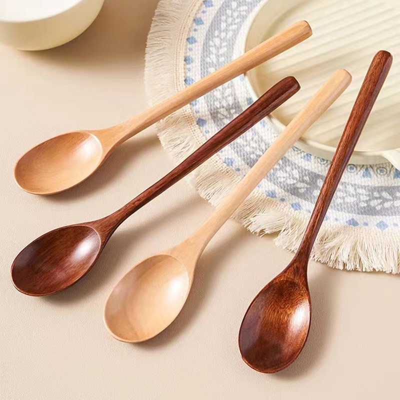 2pcs Wooden Spoon Tableware Ki - Tea Coffee Utensils reseña y precio