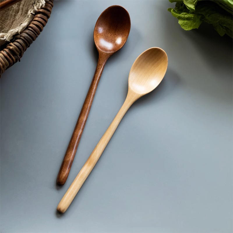 2pcs Wooden Spoon Tableware Ki - Tea Coffee Utensils reseña y precio