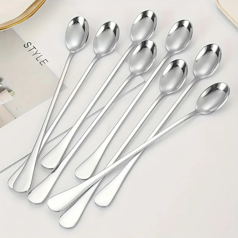 Stainless Steel 1/10pcs Long H - Tea Coffee Utensils reseña y precio