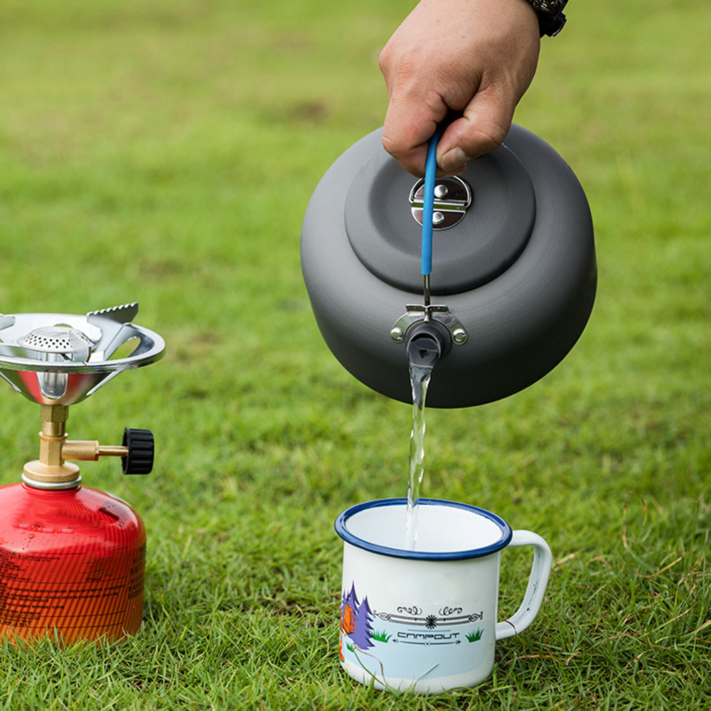 0.8L/1.4L Outdoor Lightweight  - Tea Coffee Pot Set reseña y precio