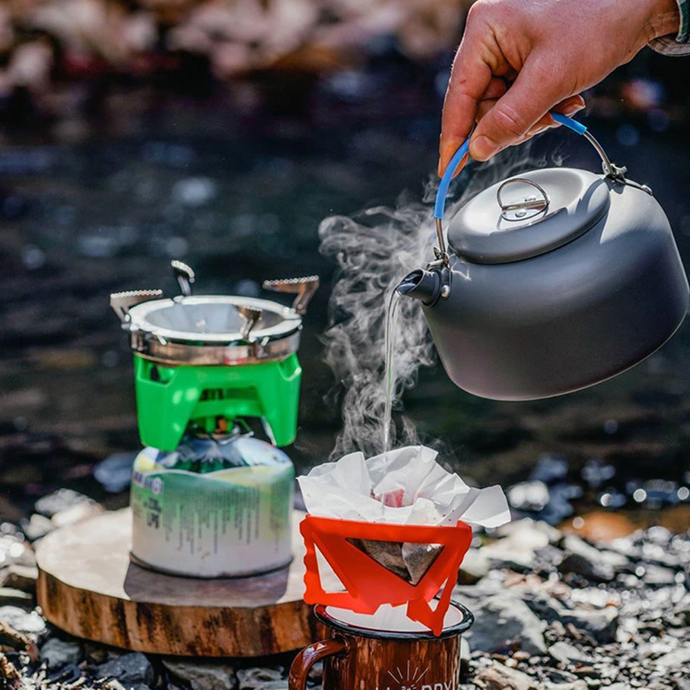 0.8L/1.4L Outdoor Lightweight  - Tea Coffee Pot Set reseña y precio