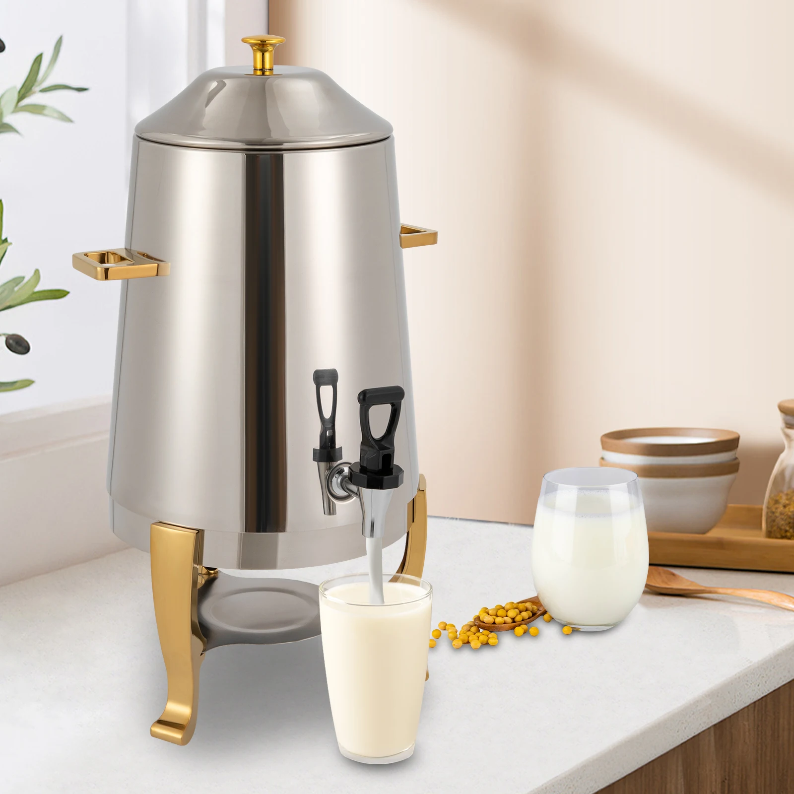 3.5 Gallon Hot Beverage Dispen - Coffee Tea Urn reseña y precio