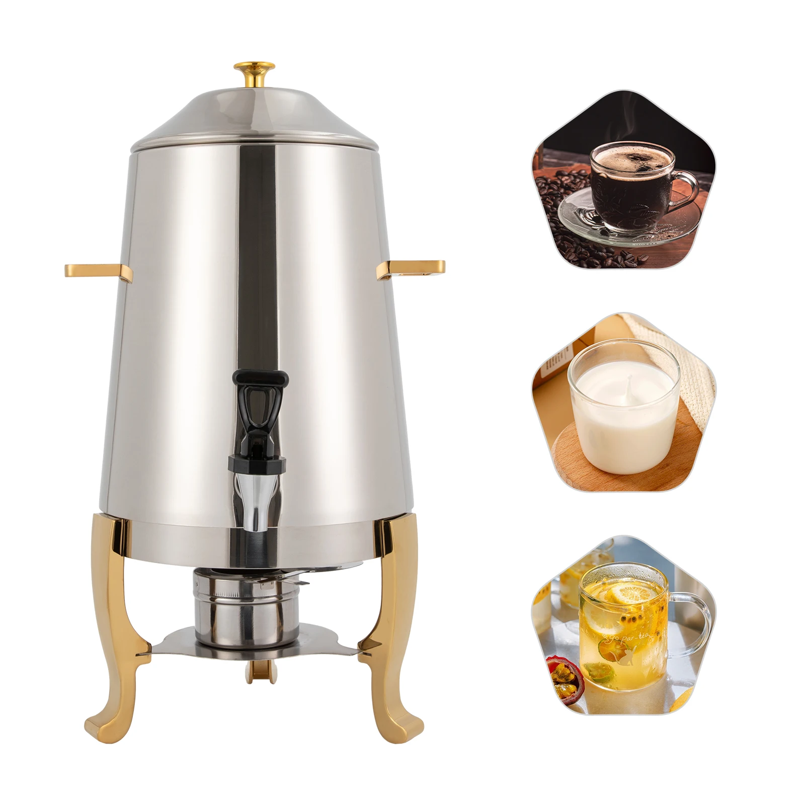 3.5 Gallon Hot Beverage Dispen - Coffee Tea Urn reseña y precio