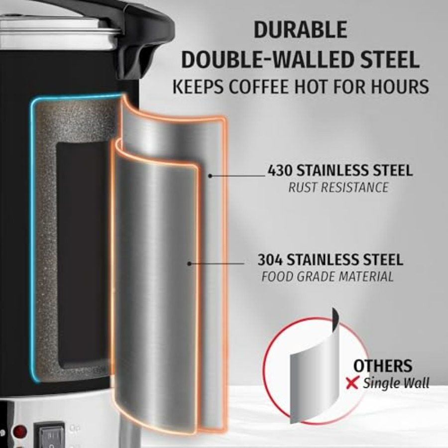 Commercial Grade Coffee Maker  - Coffee Tea Urn reseña y precio