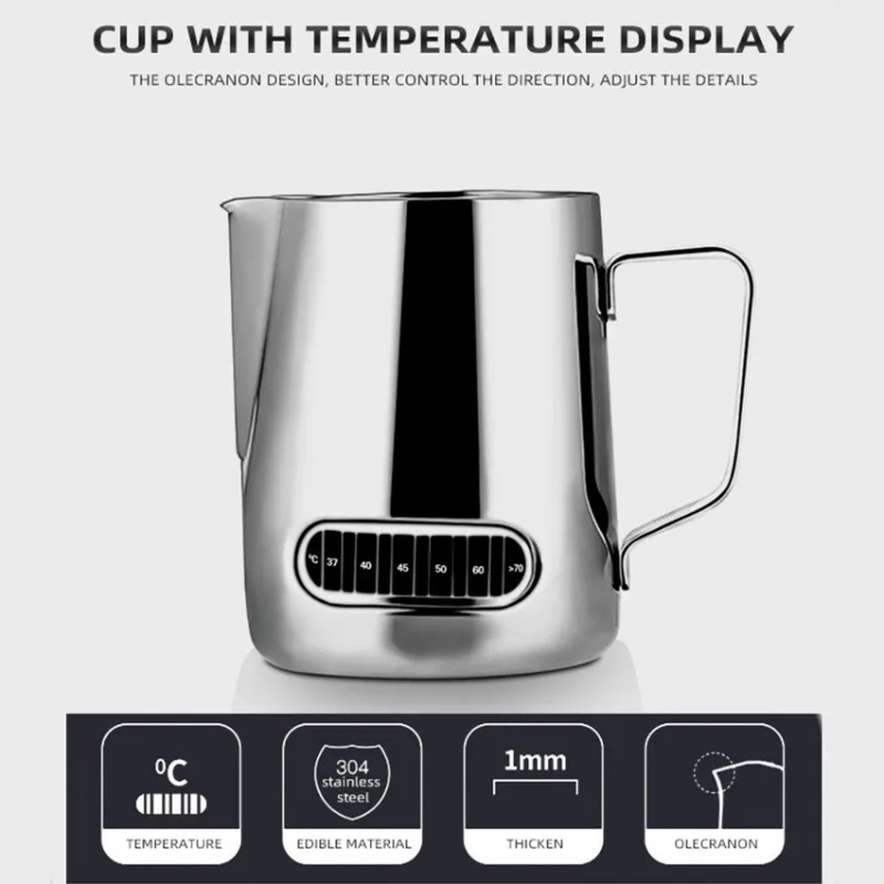 350mL Stainless Steel Milk Fro - Barista Milk Jug reseña y precio