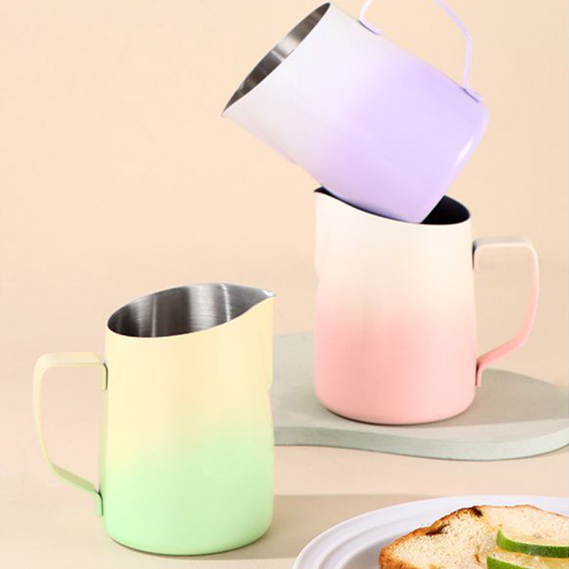 Milk Frother Jug Stainless Ste - Barista Milk Jug reseña y precio