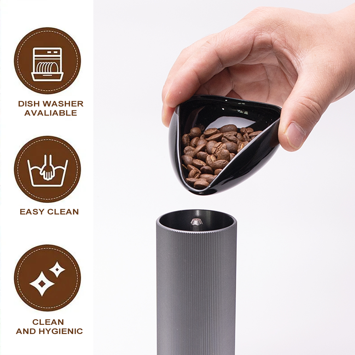 Leeseph Coffee Bean Dosing Cup - Tea Coffee Pot Set reseña y precio