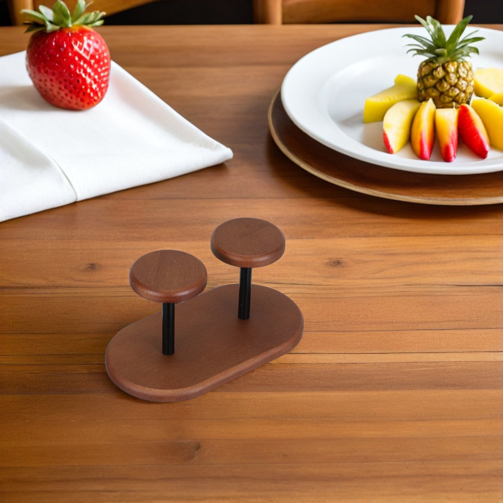 Walnut Coffee Cup Dispenser Wo - Coffee Tea Holders reseña y precio
