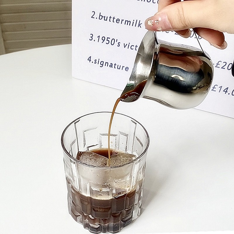 2/3/5/7oz Coffee Milk Frothing - Barista Milk Jug reseña y precio