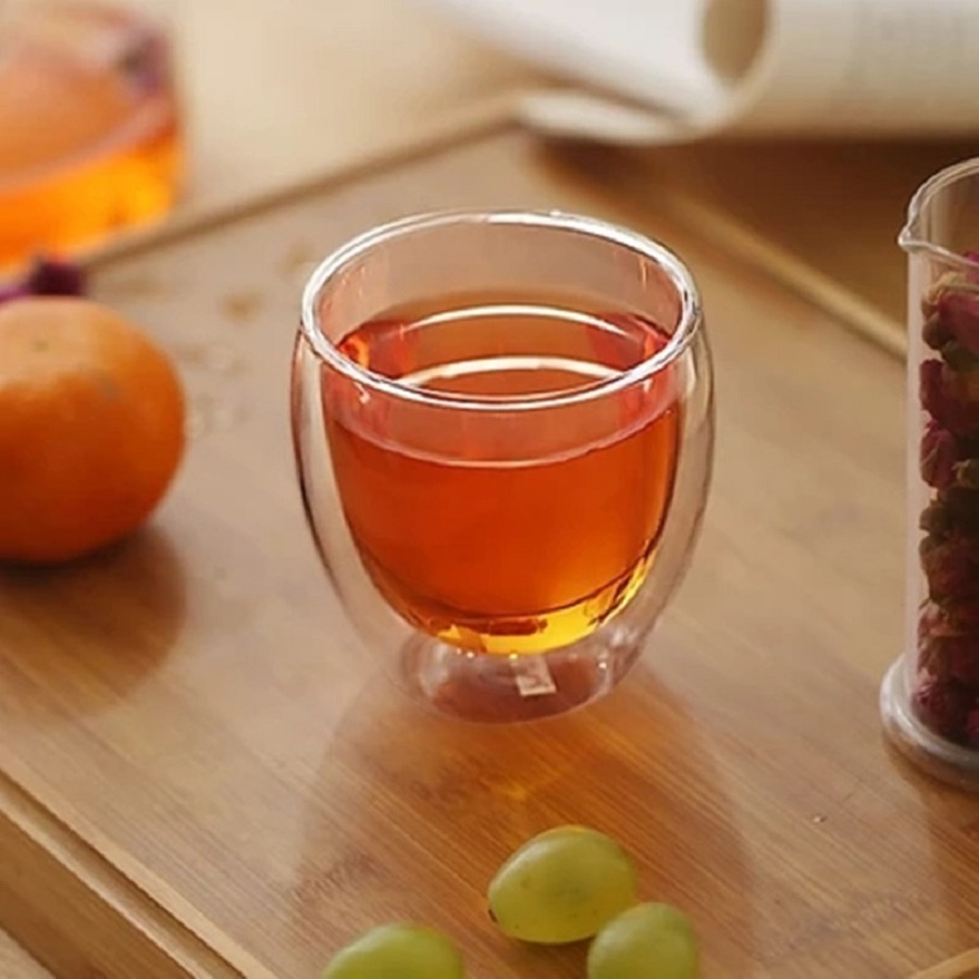 Double Walled Glass Coffee Mug - Tea Coffee Pot Set reseña y precio