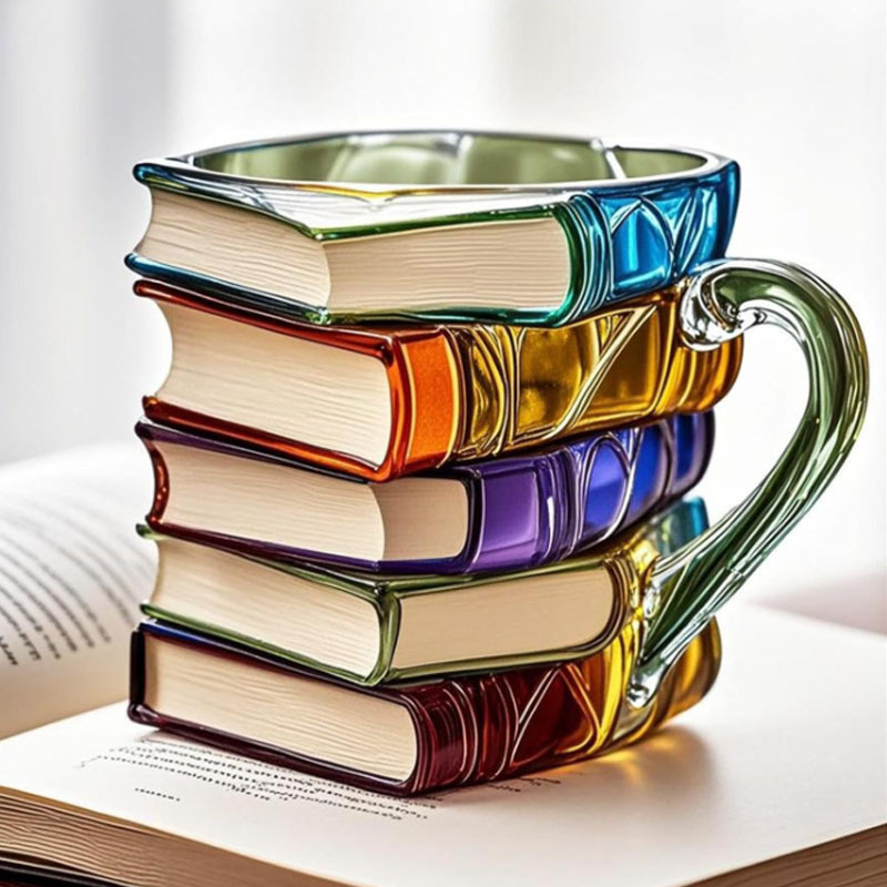 Book Coffee Mug Cappuccino col - Coffee Tea Library reseña y precio