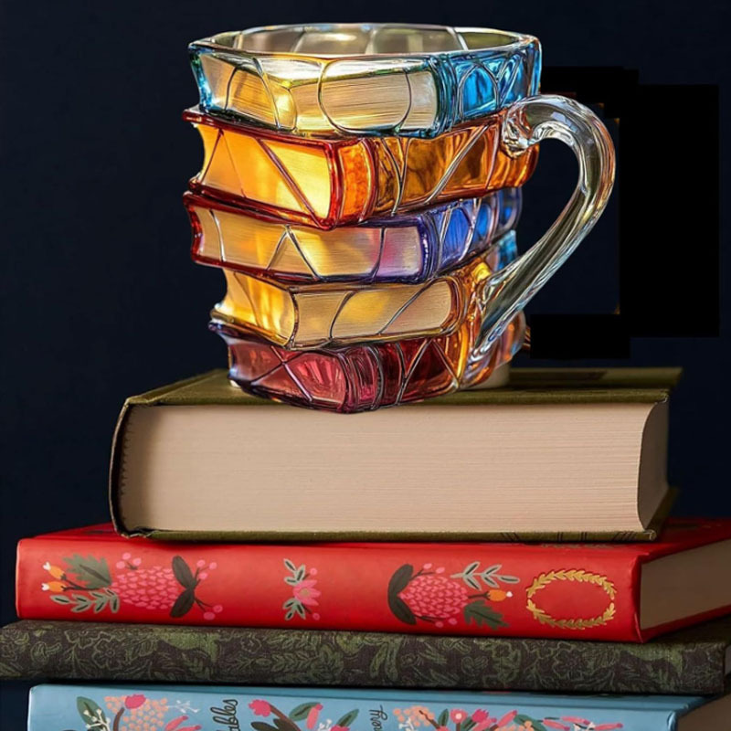 Book Coffee Mug Cappuccino col - Coffee Tea Library reseña y precio