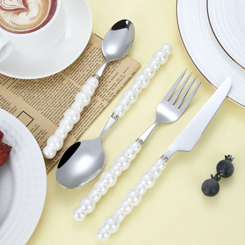 4Pcs Gold Dinnerware Set Stain - Tea Coffee Utensils reseña y precio