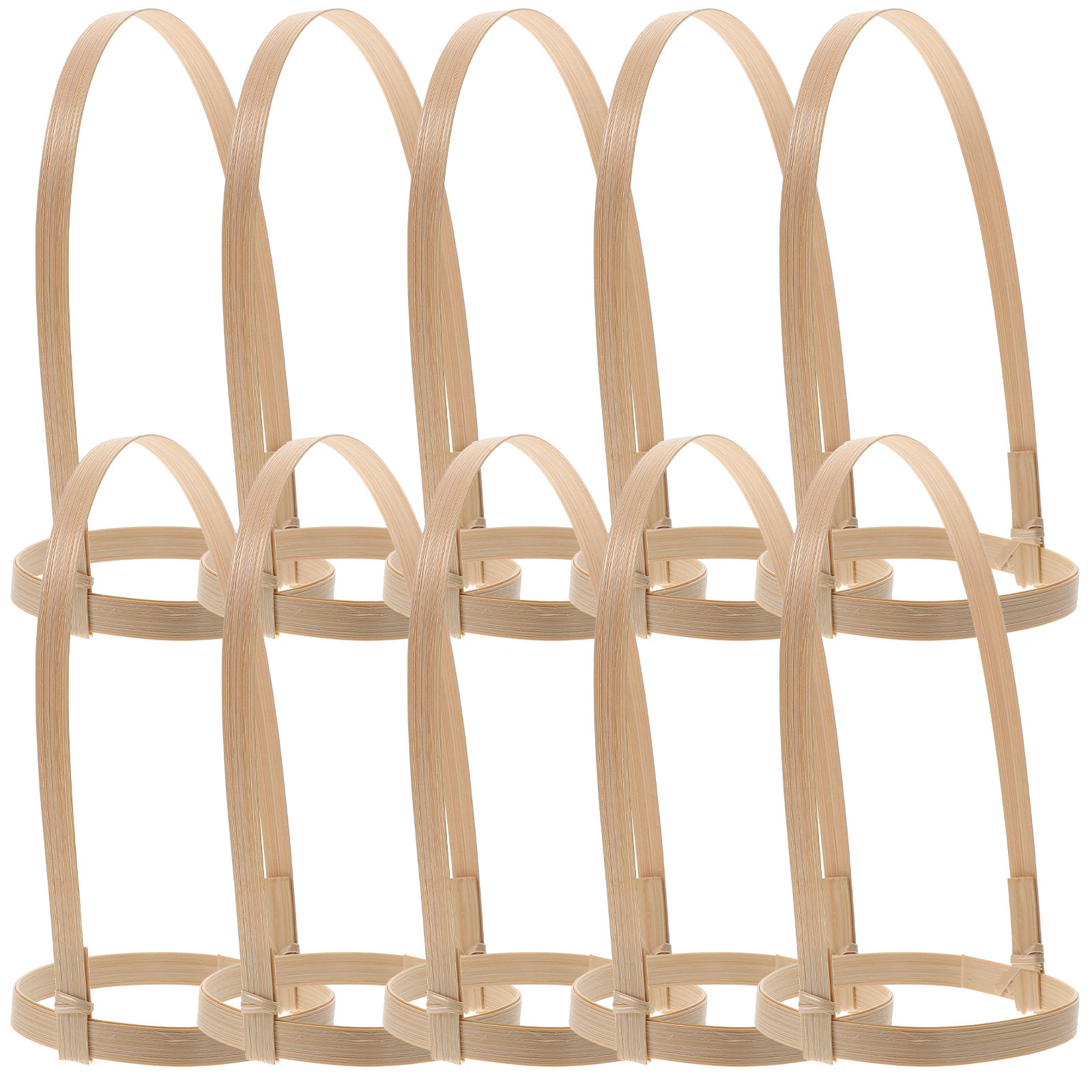 10Pcs Bamboo Drink Cup Carrier - Coffee Tea Holders reseña y precio