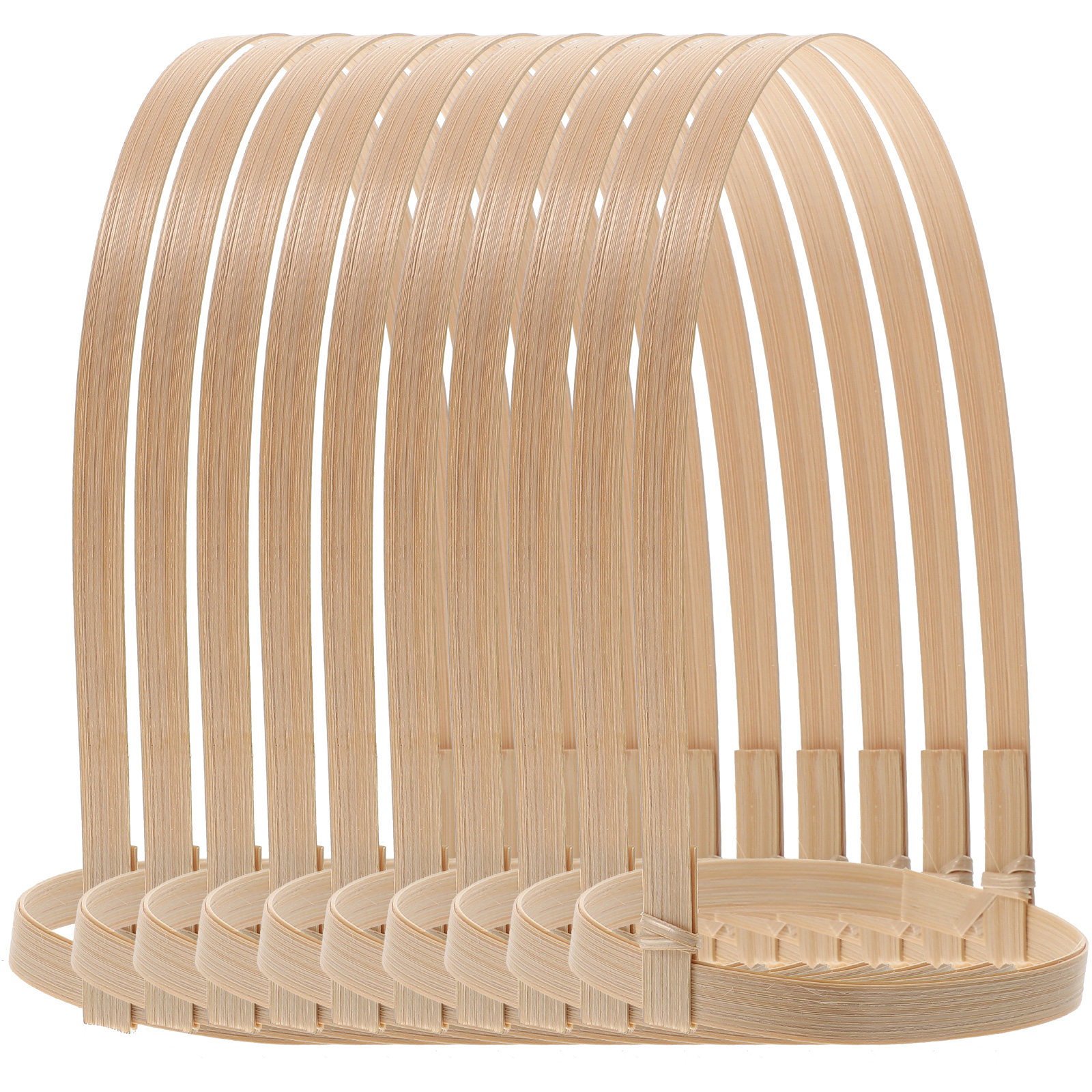 10Pcs Bamboo Drink Cup Carrier - Coffee Tea Holders reseña y precio
