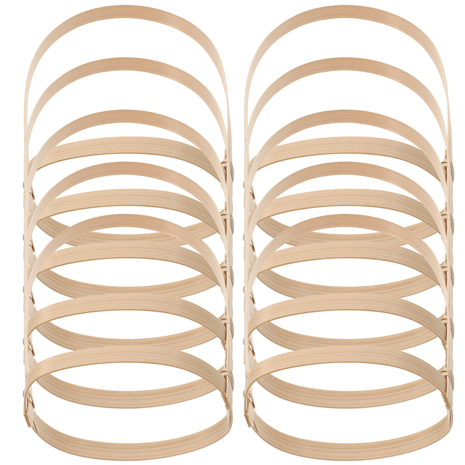 10Pcs Bamboo Drink Carrier Cof - Coffee Tea Holders reseña y precio