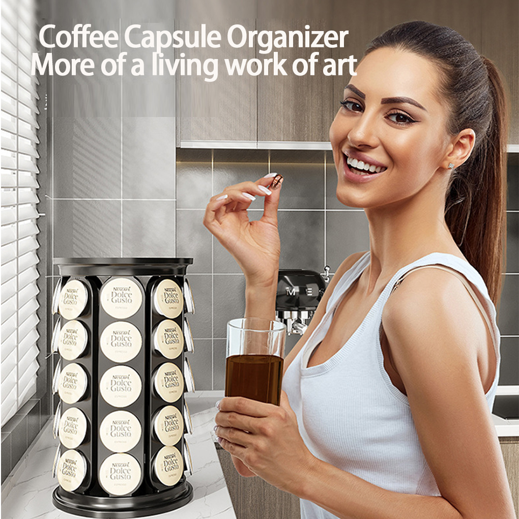 Coffee Capsule Holder 360-degr - Coffee Capsule Holder reseña y precio