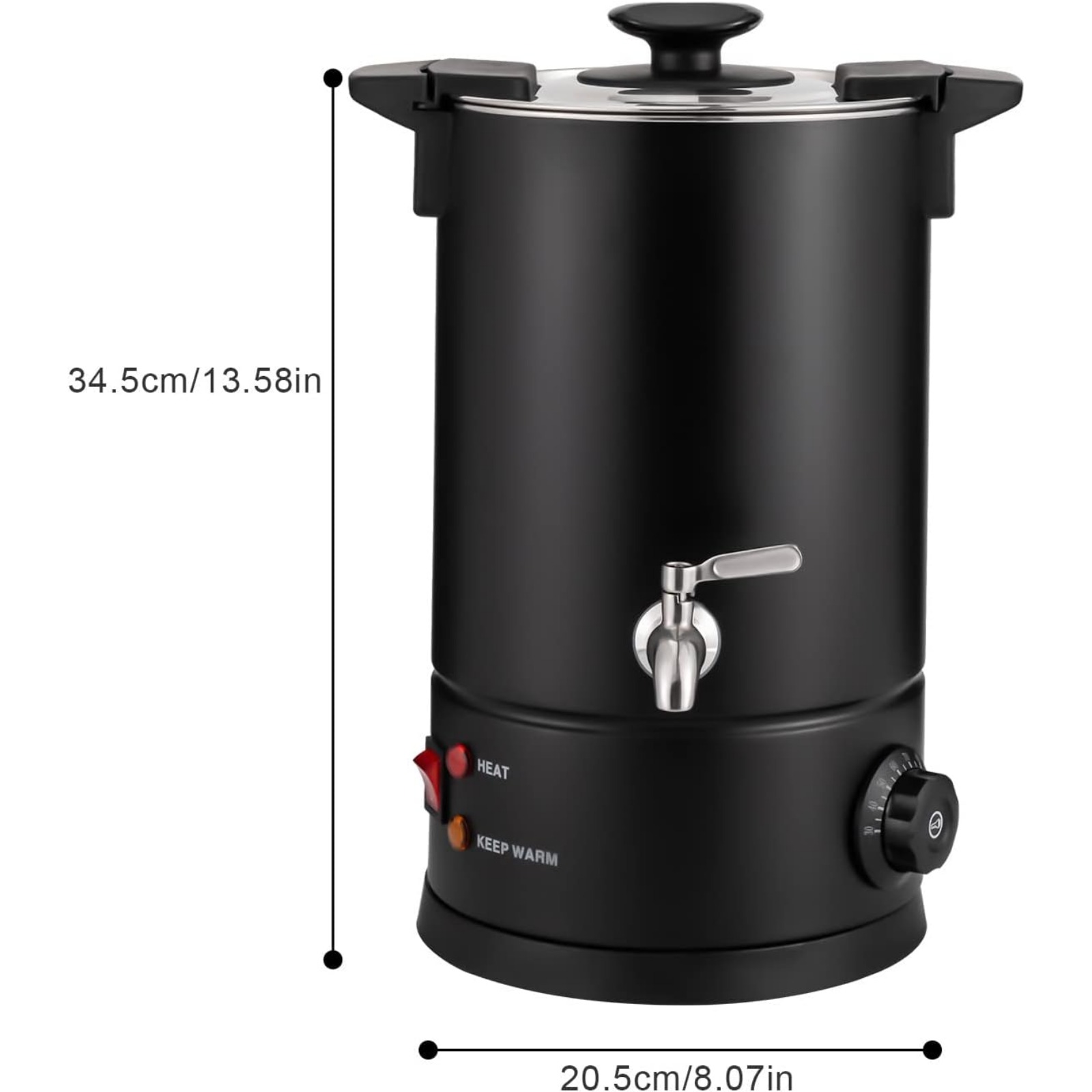 8L Stainless Steel Coffee Urn, - Coffee Tea Urn reseña y precio