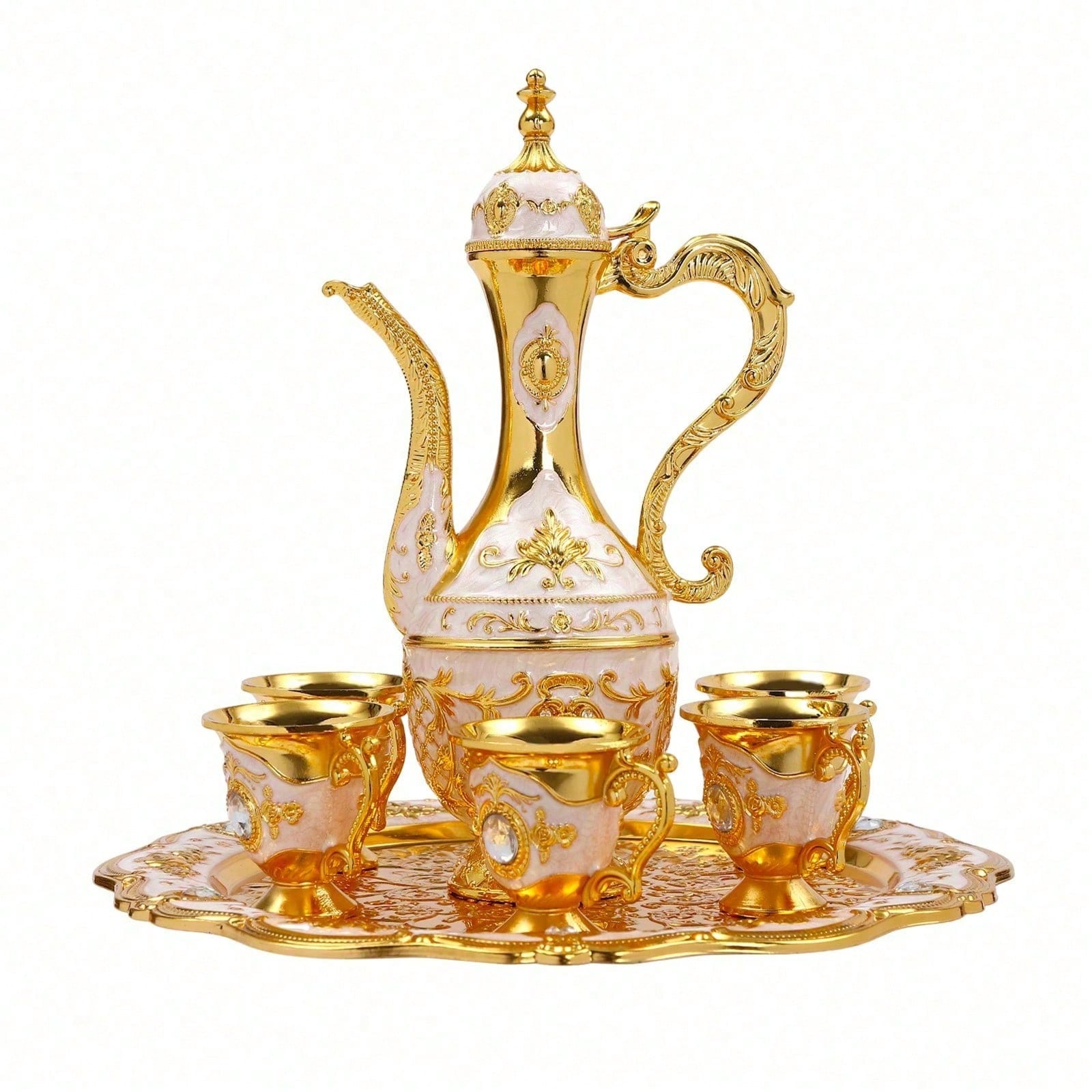 Vintage Turkish Tea Set with C - Tea Coffee Pot Set reseña y precio