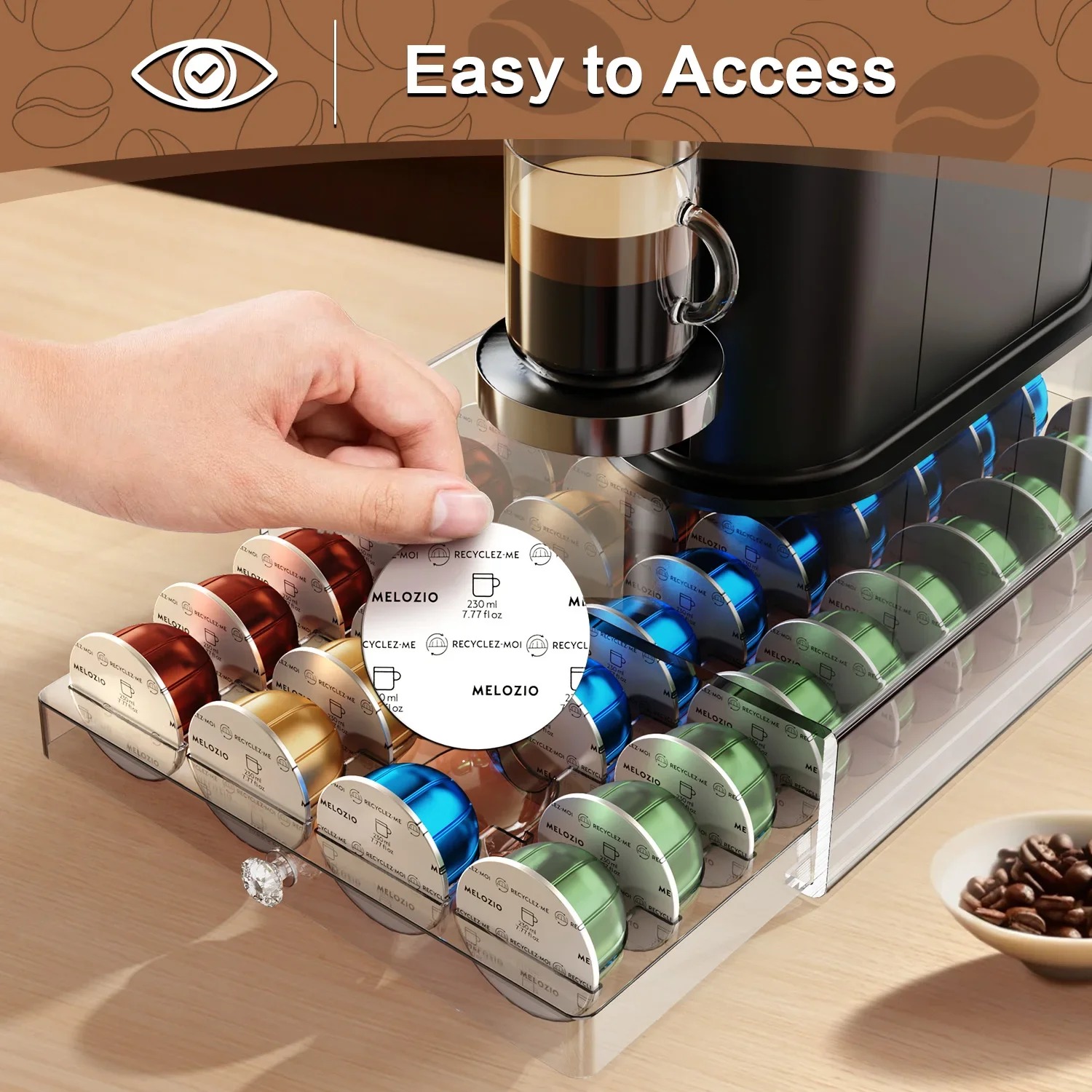 40Pcs Coffee Capsule Pod Holde - Coffee Capsule Holder reseña y precio