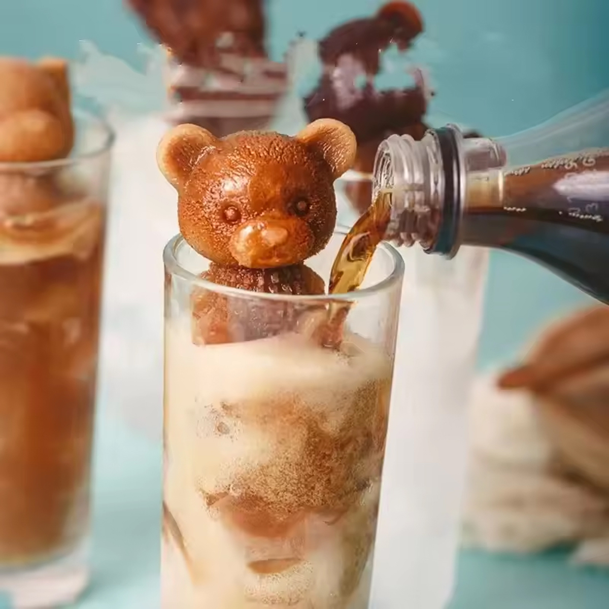 1~6Pcs Ice Bear Mold 3D Bear S - Coffee Tea Love reseña y precio