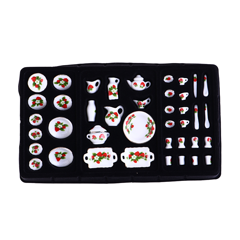 1 Set 1:12 Miniature Doll Hous - Tea Coffee Pot Set reseña y precio