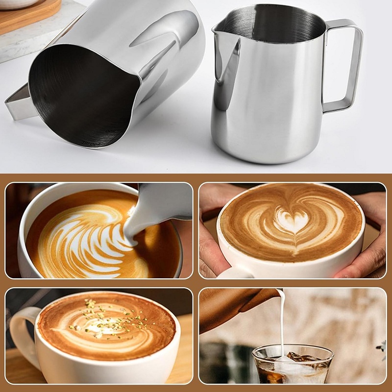 350/600/900ml Milk Frothing Ju - Barista Milk Jug reseña y precio