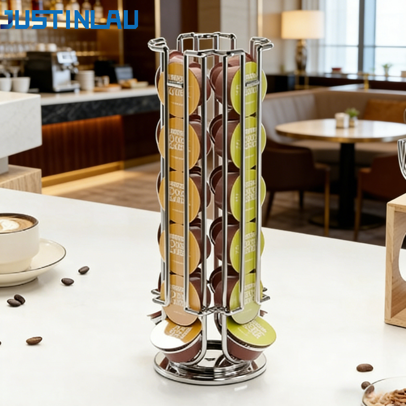 JUSTINLAU Coffee Capsule Displ - Coffee Capsule Holder reseña y precio
