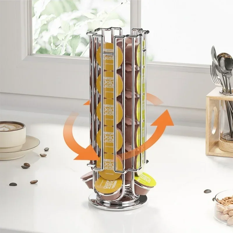 JUSTINLAU Coffee Capsule Displ - Coffee Capsule Holder reseña y precio