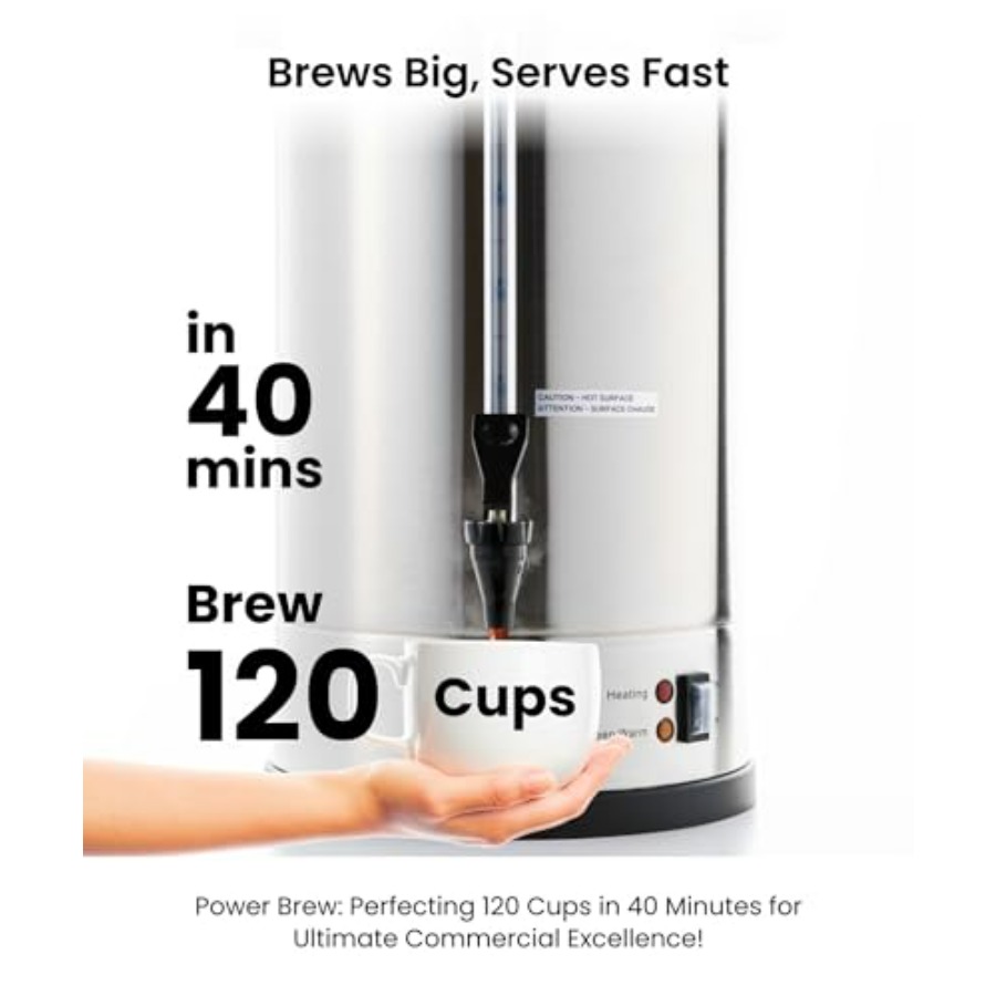 120 Cup Commercial Coffee Urn  - Coffee Tea Urn reseña y precio