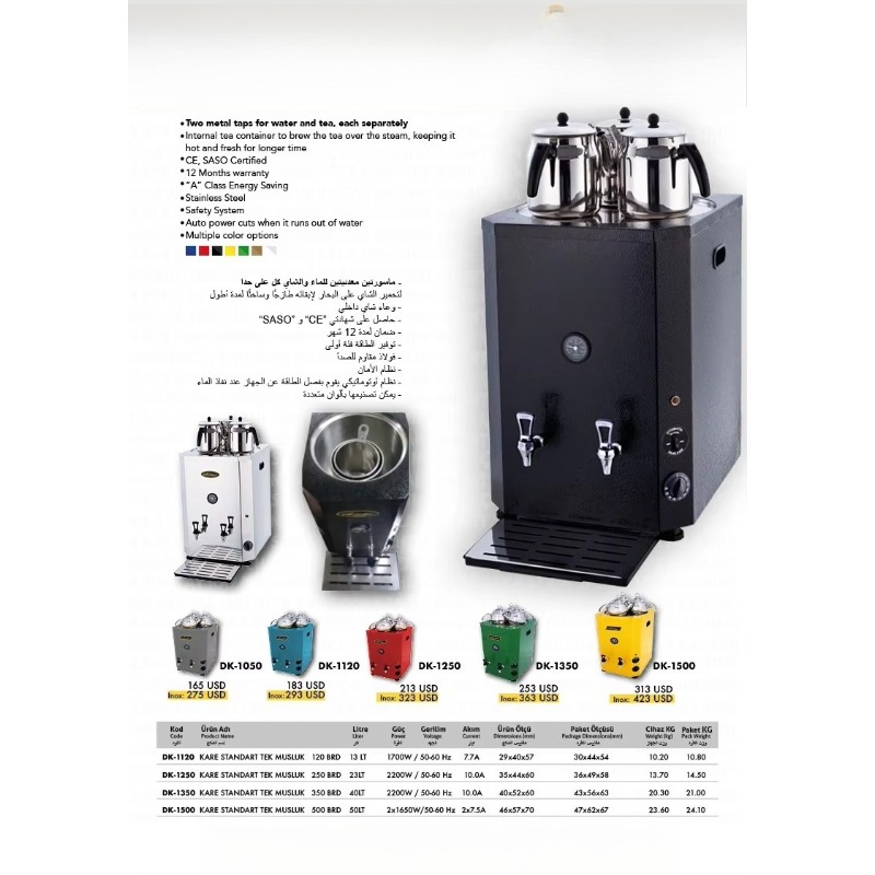 23L Commercial Electric Kettle - Coffee Tea Urn reseña y precio