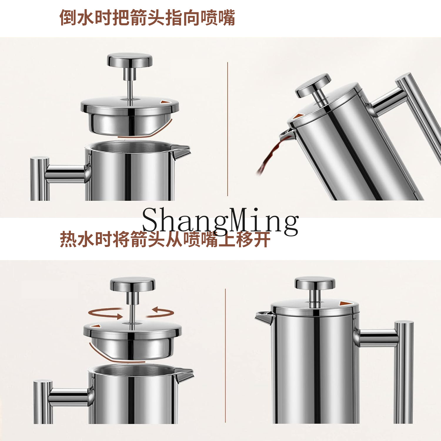 DSA stainless steel French pre - Tea Coffee Utensils reseña y precio