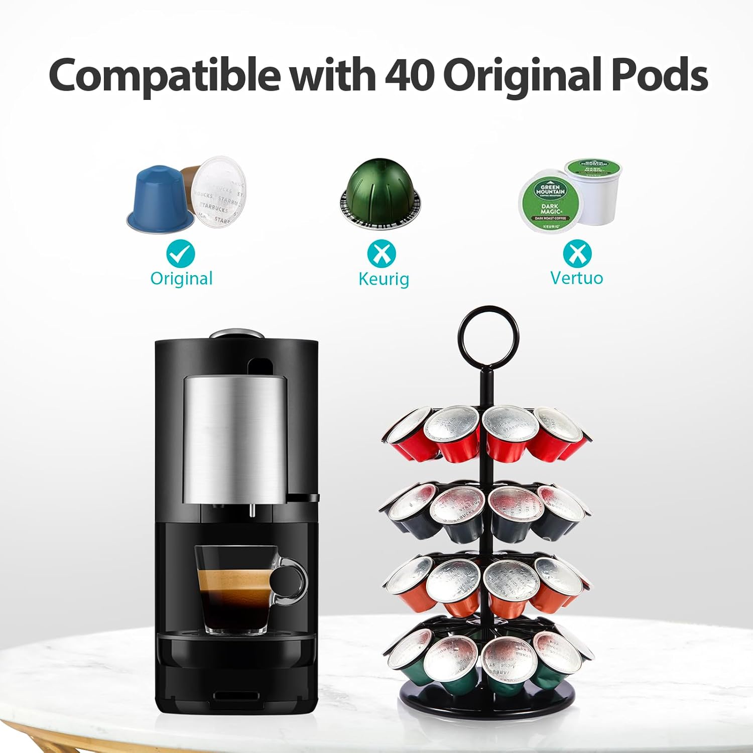 Nespresso Original Coffee Caps - Coffee Capsule Holder reseña y precio