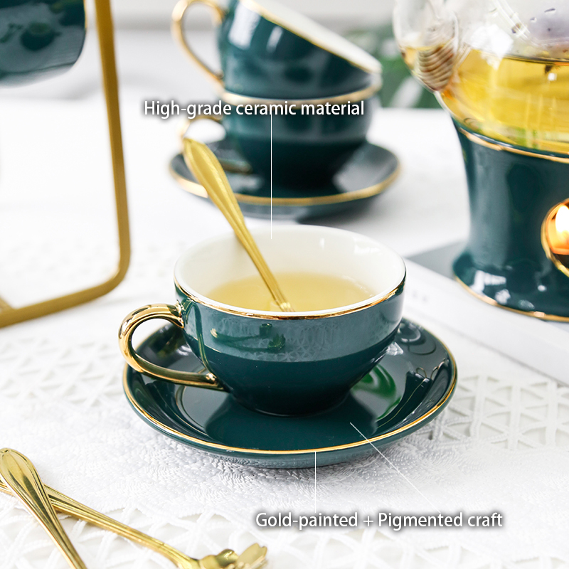 Nordic Ceramic Tea Set Porcela - Tea Coffee Pot Set reseña y precio