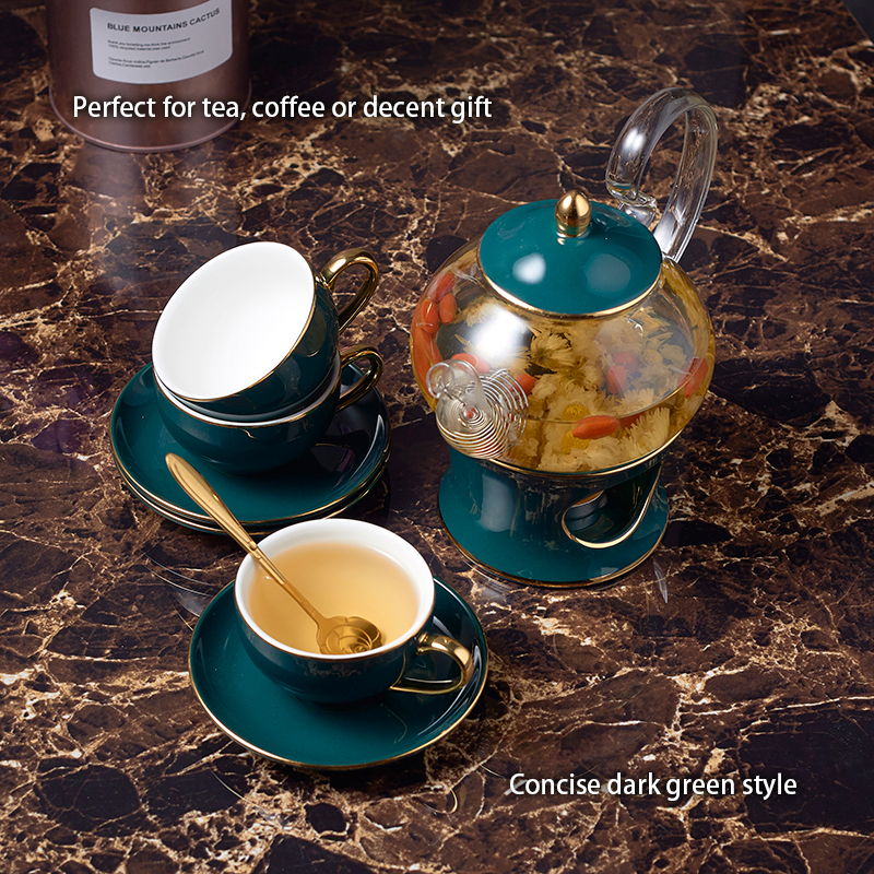 Nordic Ceramic Tea Set Porcela - Tea Coffee Pot Set reseña y precio