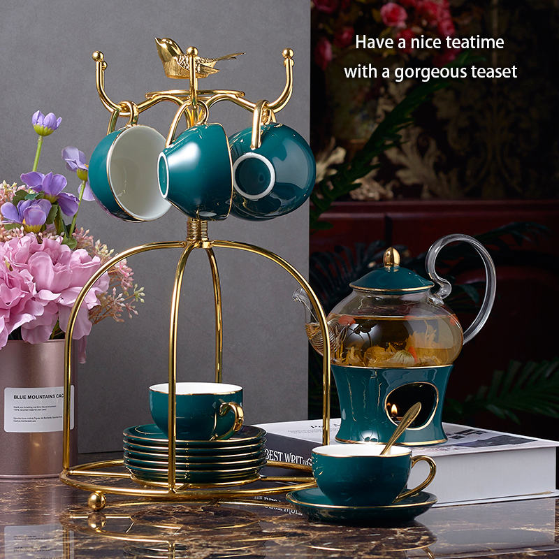 Nordic Ceramic Tea Set Porcela - Tea Coffee Pot Set reseña y precio