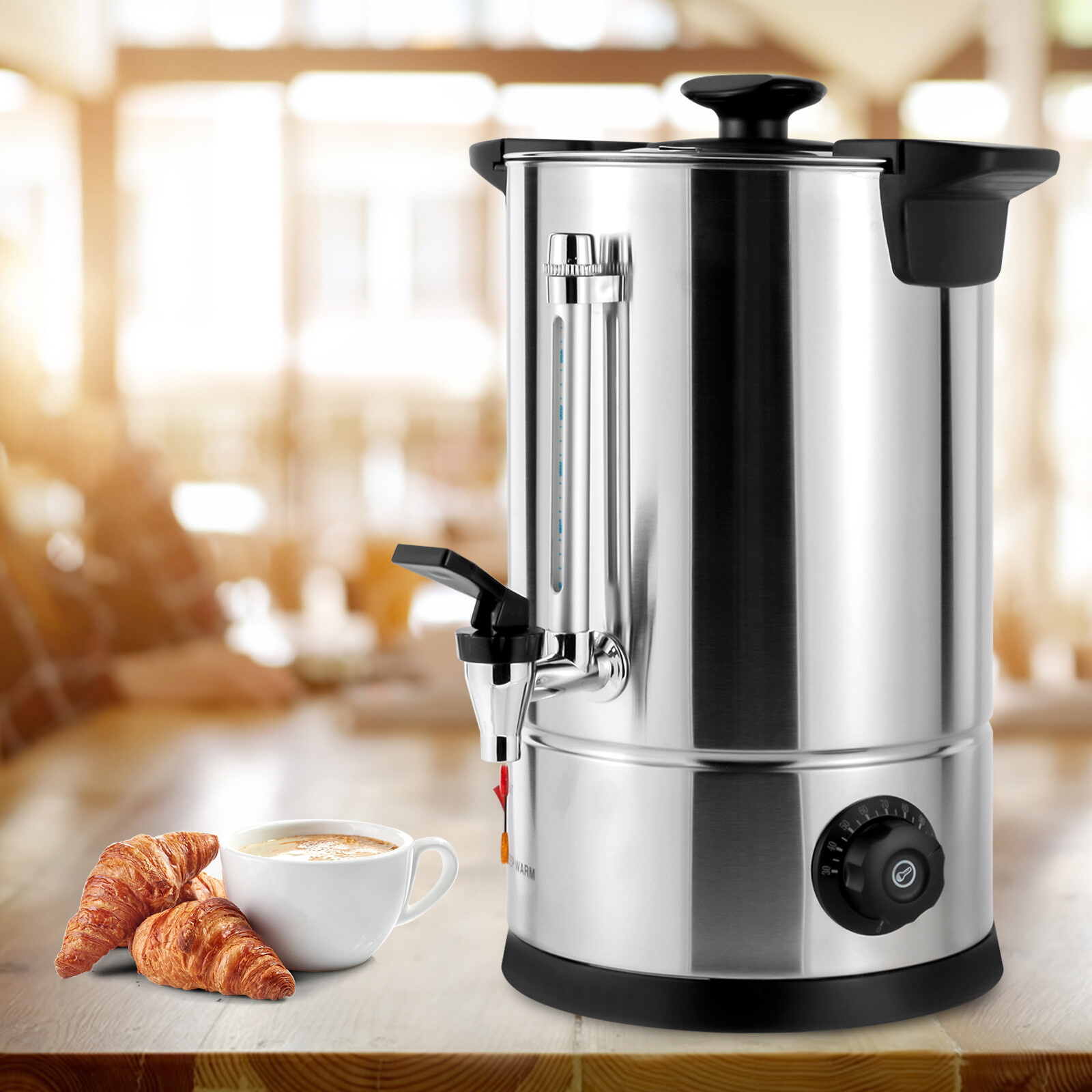 8L Commercial Electric Hot Wat - Coffee Tea Urn reseña y precio