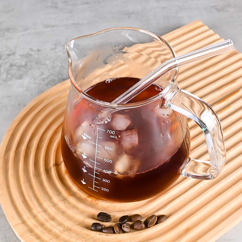 New High Borosilicate 700ml  G - Tea Coffee Pot Set reseña y precio
