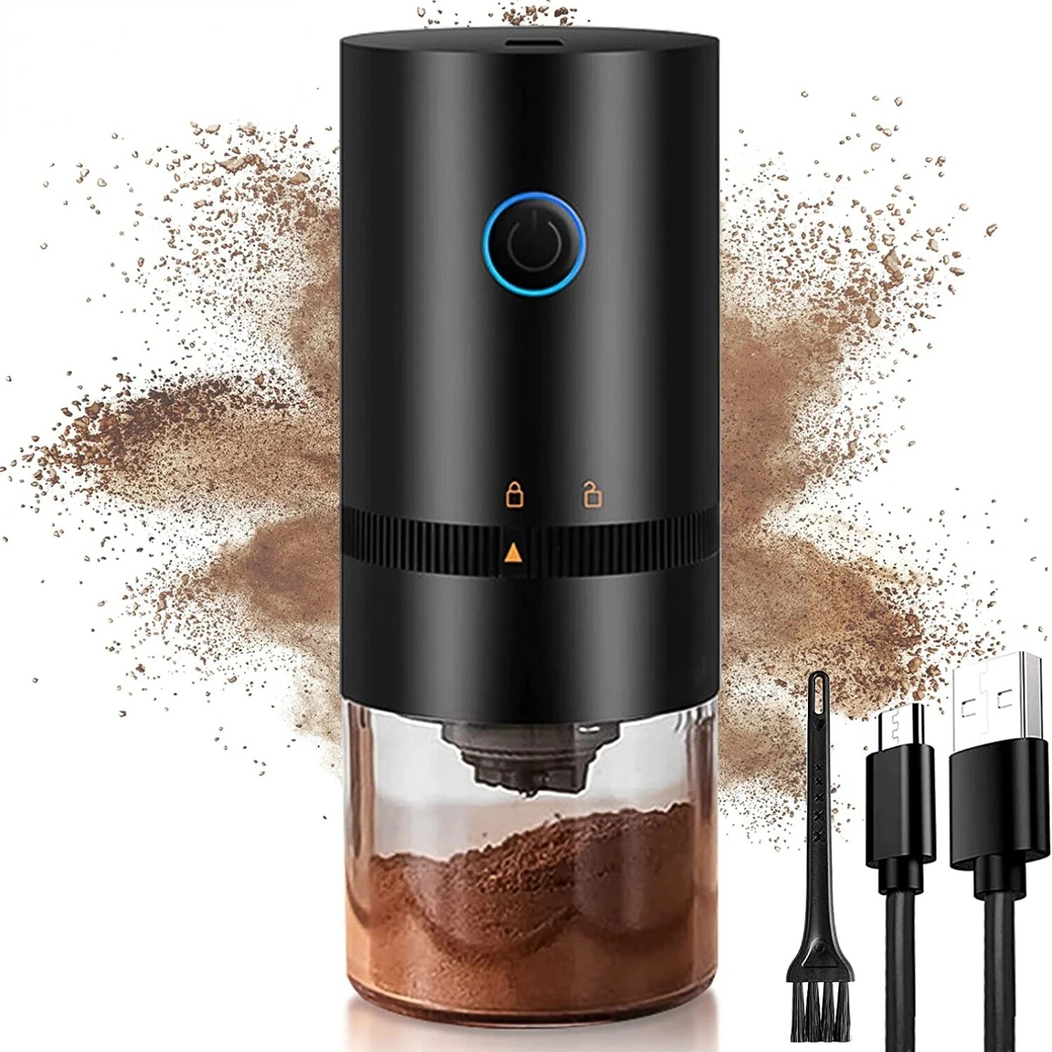 Coffee Grinder TYPE C USB Char - Burr Hand Grinder reseña y precio