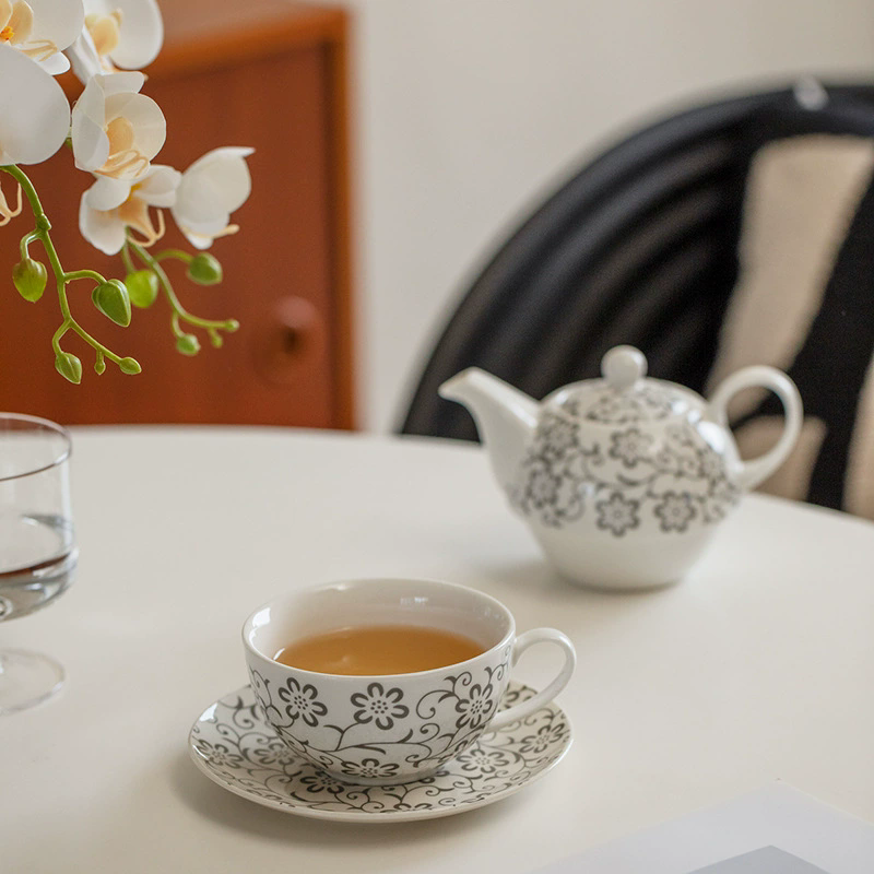 Flower Teapots,Coffee Pot,Moth - Tea Coffee Pot Set reseña y precio