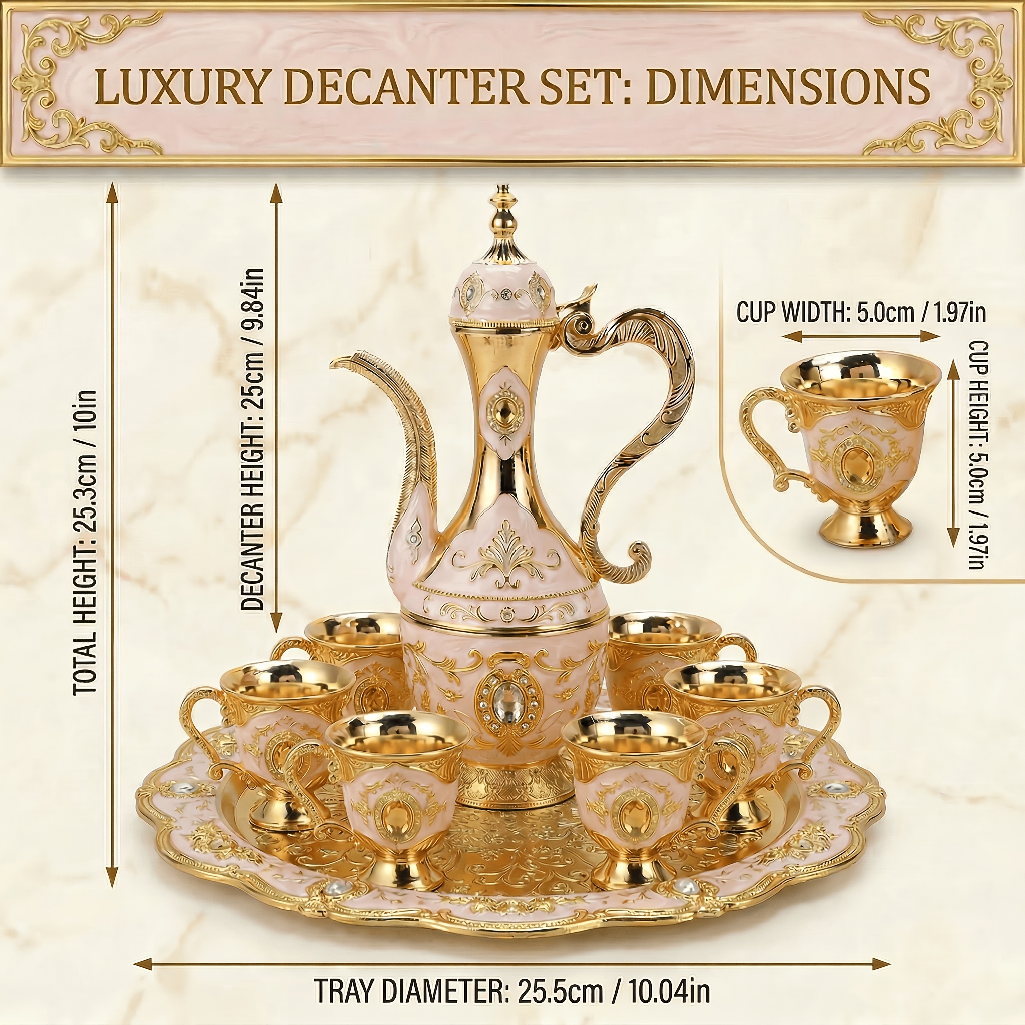 Zinc alloy material, A Stylish - Tea Coffee Utensils reseña y precio