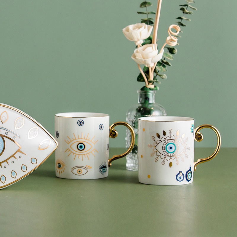 Blue Eye Coffee Cup Devil's Ey - Coffee Tea Pictures reseña y precio