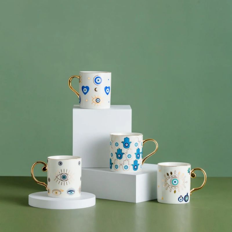 Blue Eye Coffee Cup Devil's Ey - Coffee Tea Pictures reseña y precio