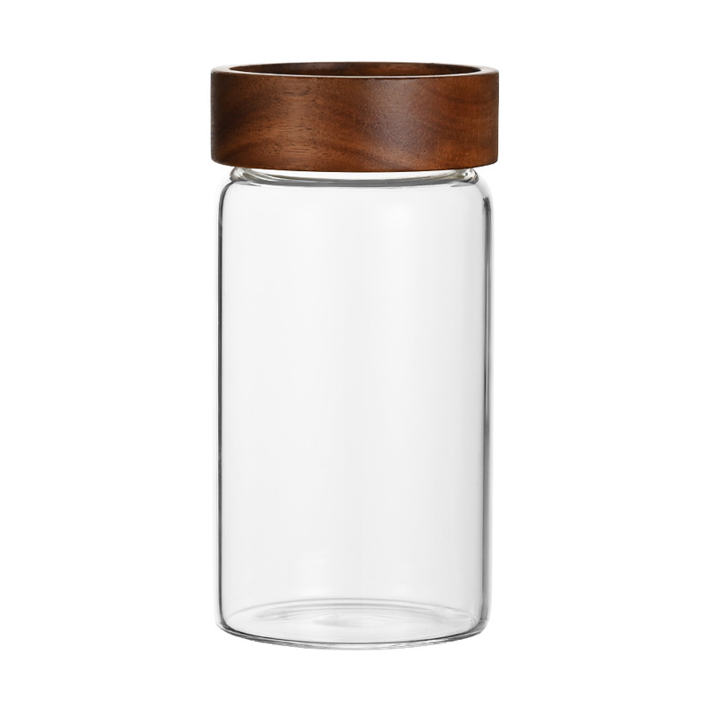 Glass Sealed Storage Jar With  - Coffee Tea And Bean reseña y precio