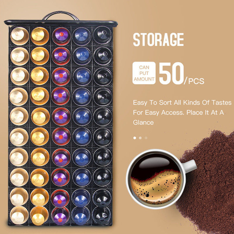 50 Pods Coffee Capsules Organi - Coffee Capsule Holder reseña y precio