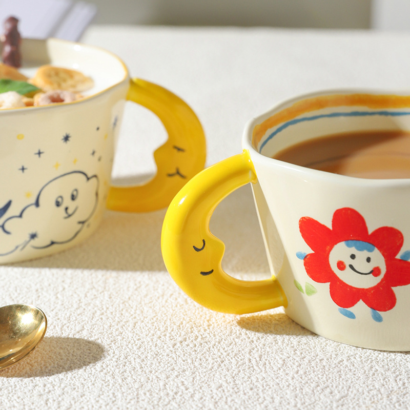 Ceramic Mug Lovely Hand Painte - Coffee Tea Love reseña y precio
