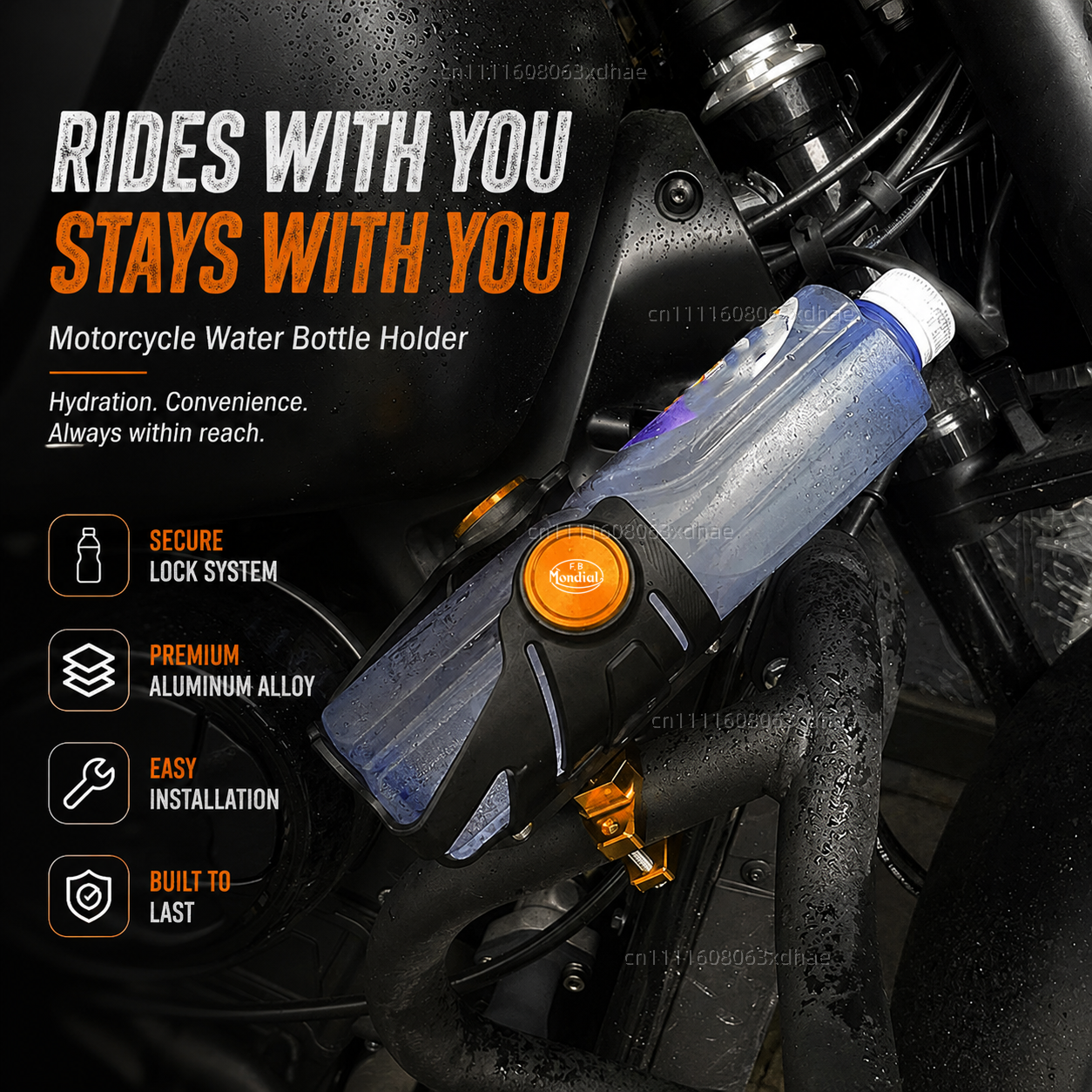 Motorcycle Water Bottle Holder - Coffee Tea Pictures reseña y precio